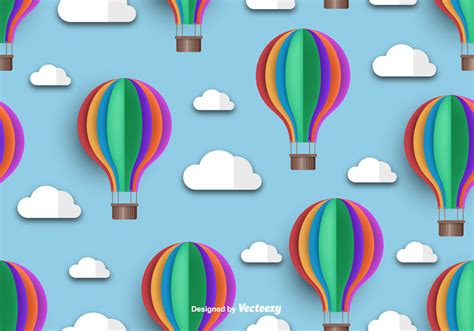 Hot Air Balloon Icon Beautiful Seamless Pattern 148667 Vector Art At Vecteezy