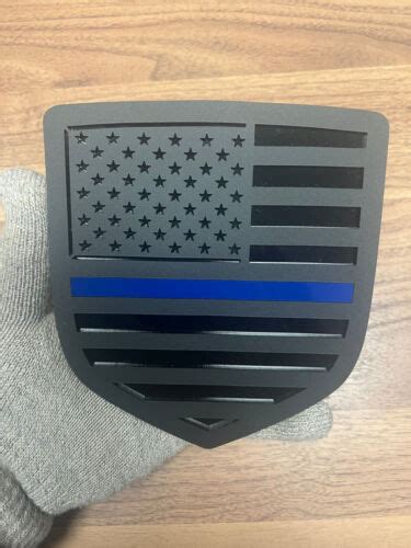 Tailgate Emblem Badge For Dodge Ram 1500 2500 3500 09 18 THIN BLUE LINE