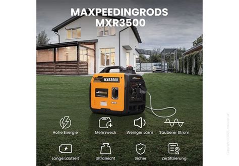 Генератор бензиновий інверторний MXR3500 MaXpeedingRods (3,0 kW) - helius