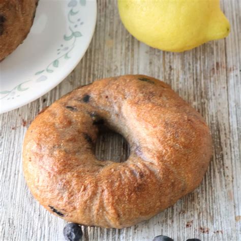 Sourdough Lemony Blueberry Bagels Zesty South Indian Kitchen