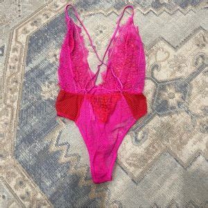 Victoria S Secret Intimates Sleepwear Victorias Secret One Piece Lace Lingerie Poshmark