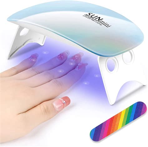 Uraqt Mini Lampe Uv Ongles Gel W Lampe Led Ongles Professionnel