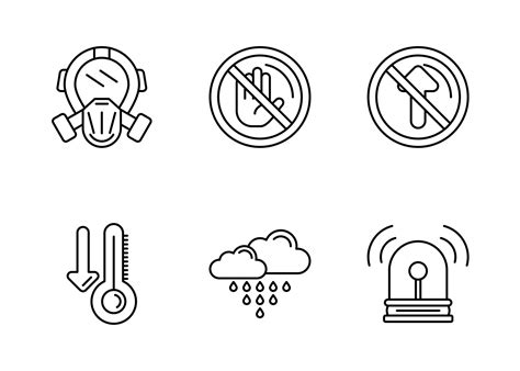 Danger Vector Icon Set 17463830 Vector Art at Vecteezy