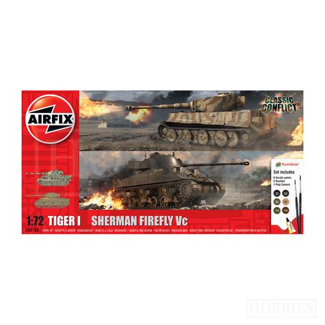 Airfix Tiger Vs Sherman Firefly Scale Hobbies Online Model Shop