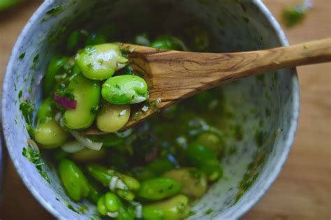 Marinated Fava Beans By Peas And Thanks Spring Fresh Fava Beans That Are