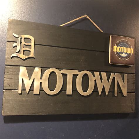 Motown Wall Art Motown Sign Motown Lover T Motown Wall Etsy