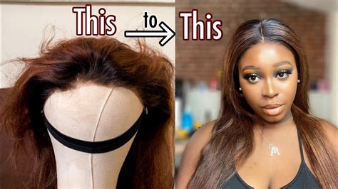 How To Install An Old Lace Front Wig Youtube