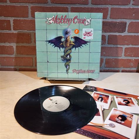 Motley Crue Dr Feelgood 1989 Pressing Lp In Shrink Hype