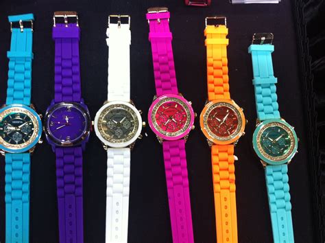 Silicon Watches In All Colors Of The Rainbow Bracelet Watch Cool