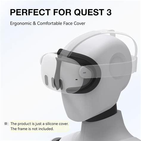 Apexinno Vr Housse De Coussin Facial En Silicone Pour Oculus Quest