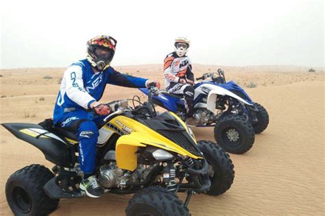 Yamaha Raptor Tour Dubai Quad Bike Motorcycle Dubai