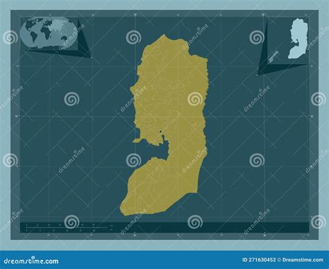 West Bank, Palestine. Solid. Capital Stock Illustration - Illustration ...