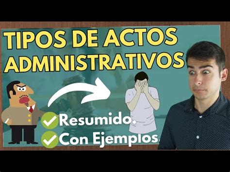 Clasificaci N De Los Actos Administrativos Todo Lo Que Necesitas Saber