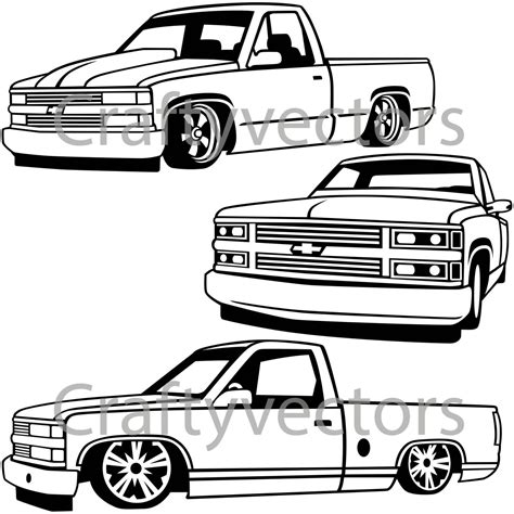 Free 133 Square Body Chevy Truck Svg Svg Png Eps Dxf File