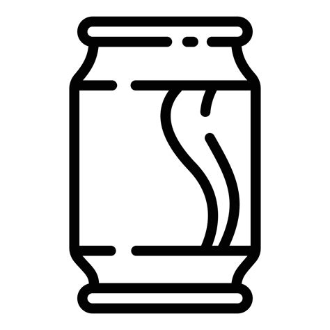 Soda Tin Can Icon Outline Style 14252404 Vector Art At Vecteezy