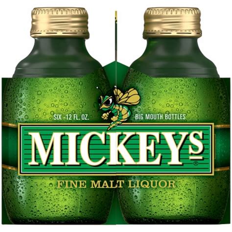 Mickey S Fine Malt Liquor Ale Beer 6 Bottles 12 Fl Oz Smiths Food