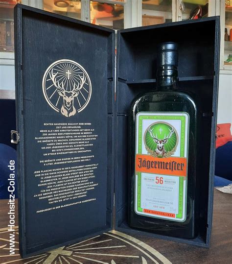 Green Giant 6l Jägermeister Flasche KLE Hochsitz Cola