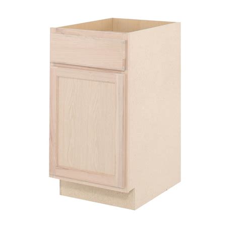 Hampton Bay Hampton Assembled 36x34 5x24 In Sink Base Kitchen Cabinet In Medium Oak Ksb36 Mo