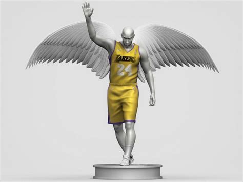 Kobe Bryant 3d Printable 6 3d Print Model In 2022 Kobe Bryant Kobe