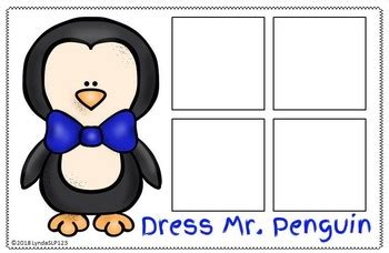 Penguins Love Colors: book companion for literacy & language by LyndaSLP123