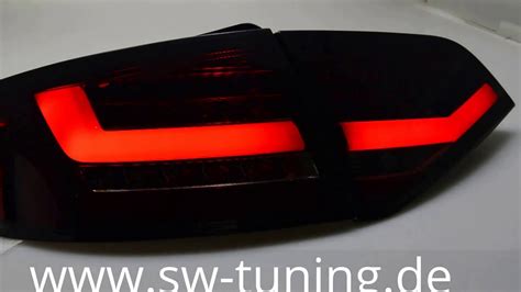 Sw Celi Led R Ckleuchten Audi A B K Limo Lightbar Red Smoke Sw