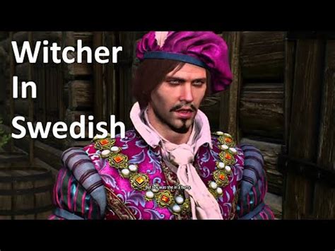 Witcher in Swedish what could go wrong Skänk en slant YouTube