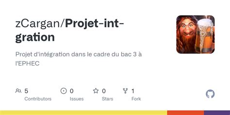 Github Zcargan Projet Int Gration Projet D Int Gration Dans Le Cadre