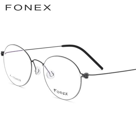 FONEX B Титан Близорукость Оптические очки оправа для мужчин рецепт ...