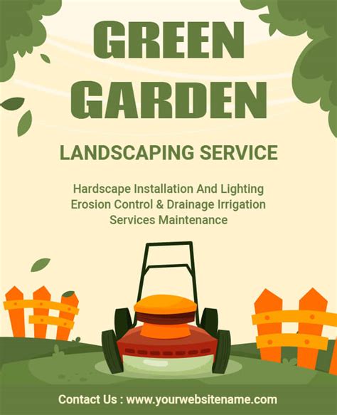 30 Editable Landscaping Flyer Templates