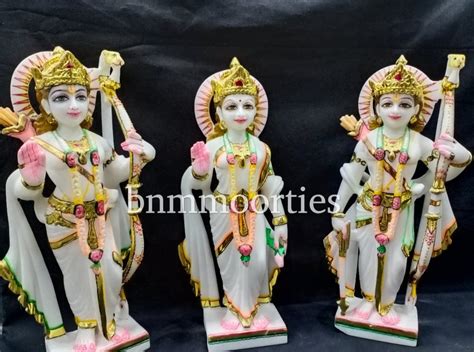 Painted Hindu Multicolor Marble Ram Darbar Statue At 25000 In Jaipur