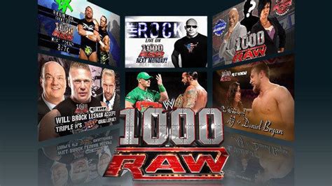 What will happen on the 1,000th episode of Raw? | WWE