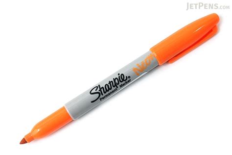 Sharpie Neon Permanent Marker Fine Point Orange