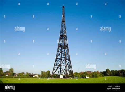 The Gliwice Radio Tower transmission tower of Gliwice, Upper Silesia ...