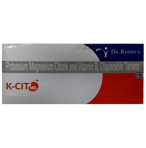 K Cit Mb 6 Tablet Buy Strip Of 100 Tablets At Best Price In India 1mg