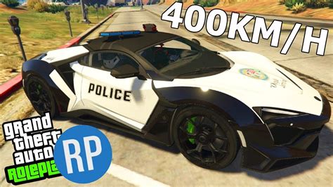 GTA 5 RP NOUVEAU VÉHICULE DE POLICE ULTRA RAPIDE EPISODE 5 YouTube