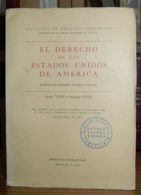 El Derecho De Los Estados Unidos De America Instituciones Judiciales