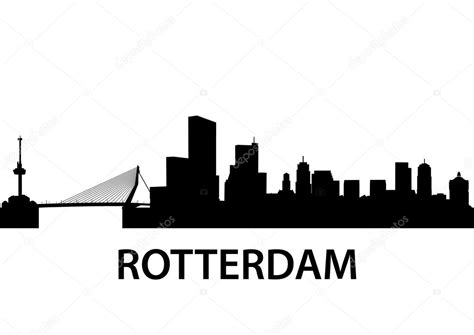 Skyline Rotterdam — Stock Vector © unkreatives #5795790