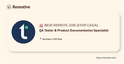 Hiring Qa Tester Product Documentation Specialist Top Legal