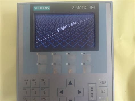 Siemens 6AV2124 1DC01 0AX0 HMI KP400 Comfort Panel Key Operation Bios