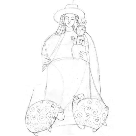 Arriba 91 Foto Dibujo De La Divina Pastora Para Colorear El último