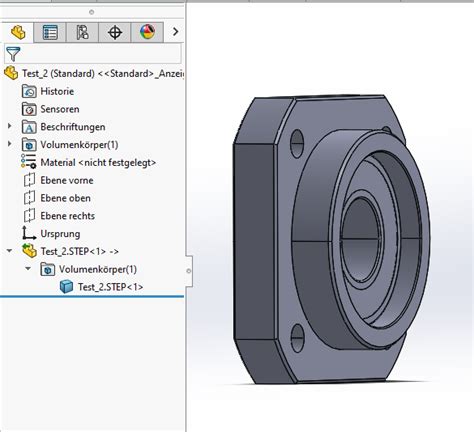 Bohrungsserie Funktioniert Nicht Ds Solidworks Solidworks L Sung