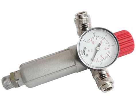 Fr Pressure Reducing Valve With Gauge And Universal Couplersaa