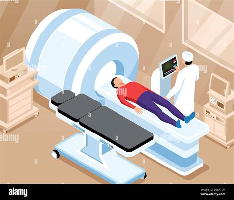 Orthopedic Horizontal Vector Illustration With Doctor Prepare For