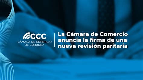 Ccc C Mara De Comercio De C Rdoba La Ccc Anuncia La Firma De Una