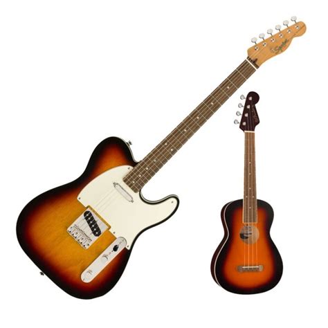 Squier Classic Vibe S Custom Tele T Sb With Free Fender Ukulele At