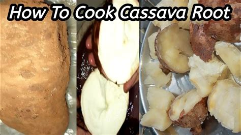 How To Cook Cassava Root Yuca Root Recipe Boiled Cassava Manioc