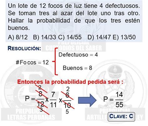 Un Lote De Focos De Luz Tiene Defectuosos Se Toman Al Azar Focos