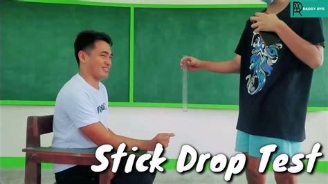 Stick Drop Test Physical Fitness Test Tagalog Explanation Youtube