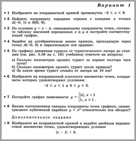 Алгебра 7 Дорофеев КР-05 . Контрольная работа с ответами