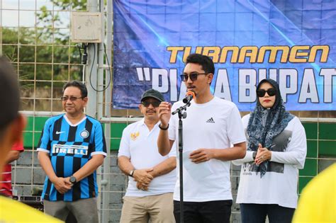 InfoPublik Saidi Mansyur Buka Turnamen Mini Soccer Piala Bupati